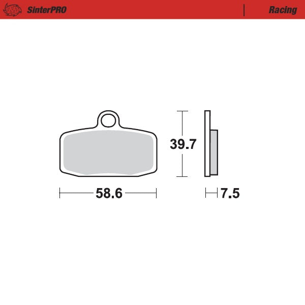 Moto-Master Motorcycle Brake Pads 097411