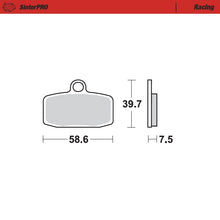 Load image into Gallery viewer, Moto-Master Motorcycle Brake Pads 097411