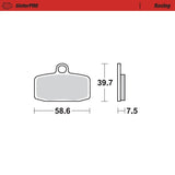 Moto-Master Motorcycle Brake Pads 097411