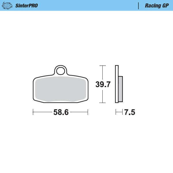 Moto-Master Motorcycle Brake Pads 097412