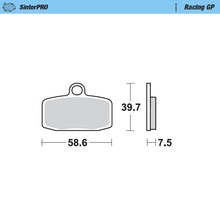 Load image into Gallery viewer, Moto-Master Motorcycle Brake Pads 097412