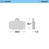 Moto-Master Motorcycle Brake Pads 097412