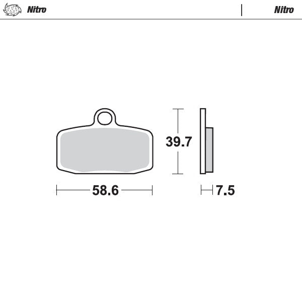 Moto-Master Motorcycle Brake Pads 097421