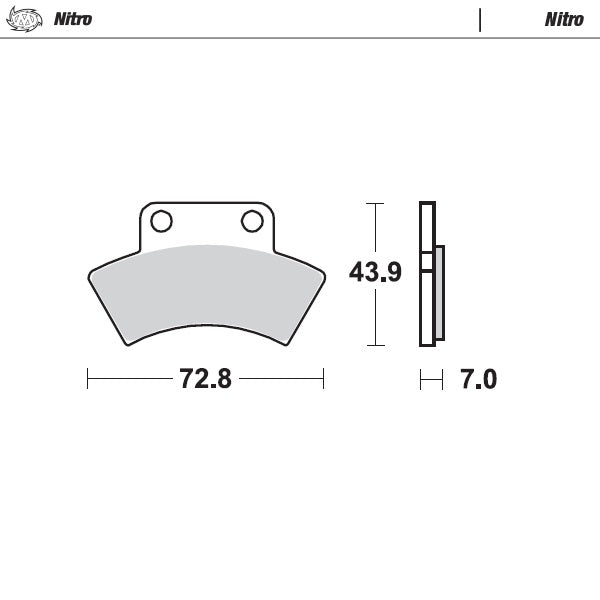Moto-Master Motorcycle Brake Pads 097621