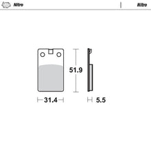 Load image into Gallery viewer, Moto-Master Motorcycle Brake Pads 097721