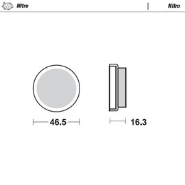 Moto-Master Motorcycle Brake Pads 097921