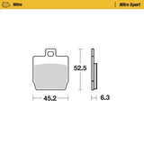 Moto-Master Motorcycle Brake Pads 098022