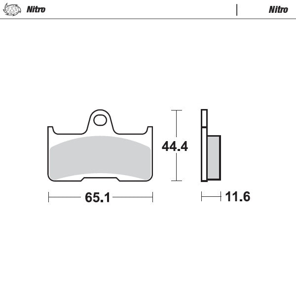 Moto-Master Motorcycle Brake Pads 098121