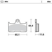 Load image into Gallery viewer, Moto-Master Motorcycle Brake Pads 098121