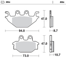 Load image into Gallery viewer, Moto-Master Motorcycle Brake Pads 098321