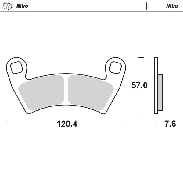 Moto-Master Motorcycle Brake Pads 098421