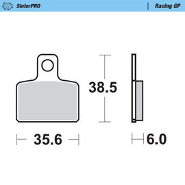 Moto-Master Motorcycle Brake Pads 099212