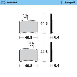 Moto-Master Motorcycle Brake Pads 099312