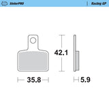 Moto-Master Motorcycle Brake Pads 099412