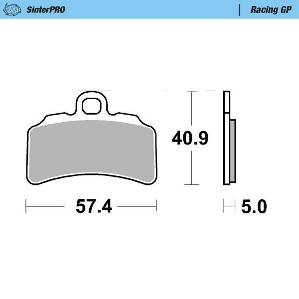 Moto-Master Motorcycle Brake Pads 099712