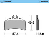 Moto-Master Motorcycle Brake Pads 099712