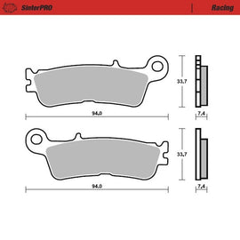 Moto-Master Motorcycle Brake Pads 099811