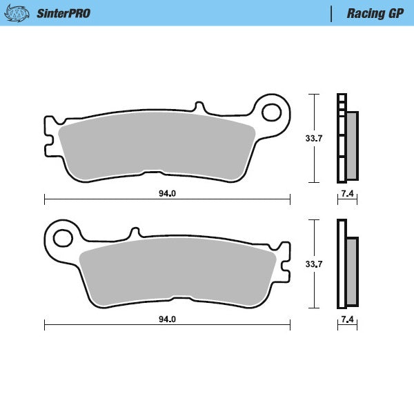 Moto-Master Motorcycle Brake Pads 099812