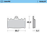 Moto-Master Motorcycle Brake Pads 099912