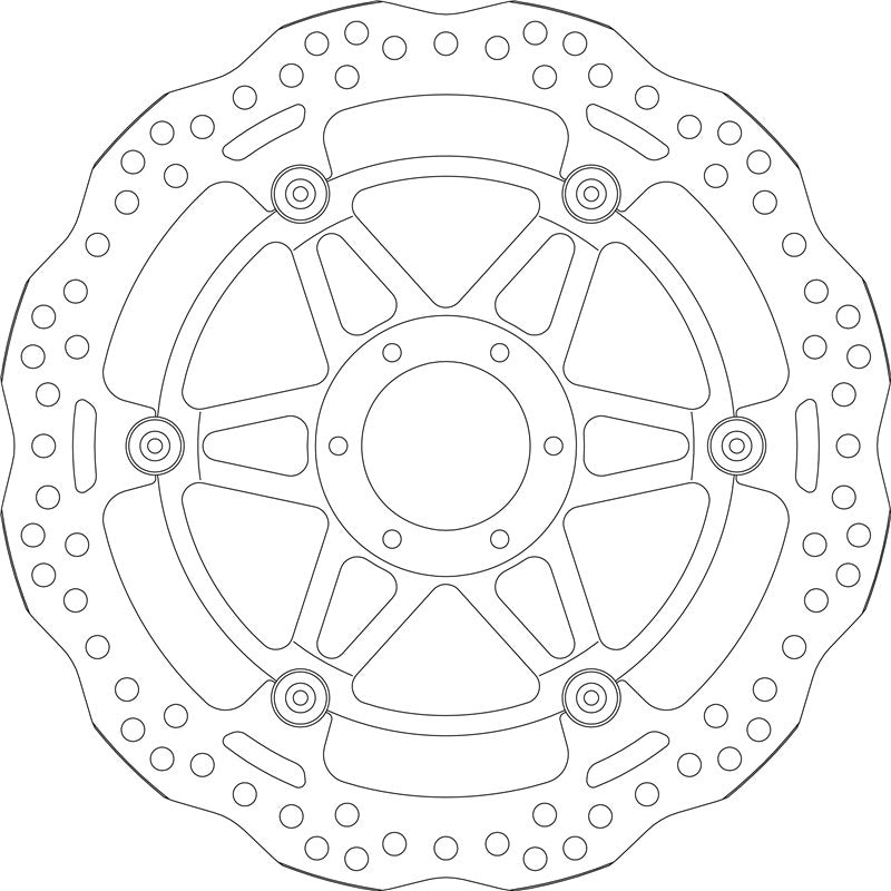 Brake Disc for Honda CBR1100XX Super Blackbird (1997-1998) - SBS 6264
