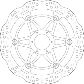Brake Disc for Honda CBR1100XX Super Blackbird (1997-1998) - SBS 6264