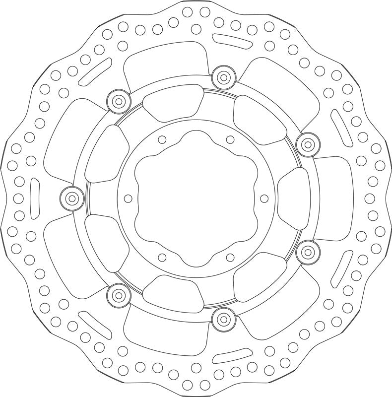 Brake Disc for Honda VTR1000SP-1, SP-2 (2000-2007) - SBS 6271