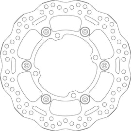Brake Disc for Kawasaki KLX450R (2007-2020) - SBS 7011
