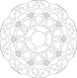 Brake Disc for Kawasaki ZXR400 (1989-2008) - SBS 6267