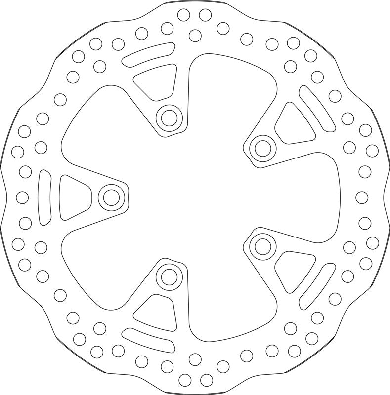 Brake Disc for Kymco 125 Agility City (2002-2022) - SBS 6178