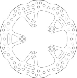 Brake Disc for Kymco 125 Agility City (2002-2022) - SBS 6178