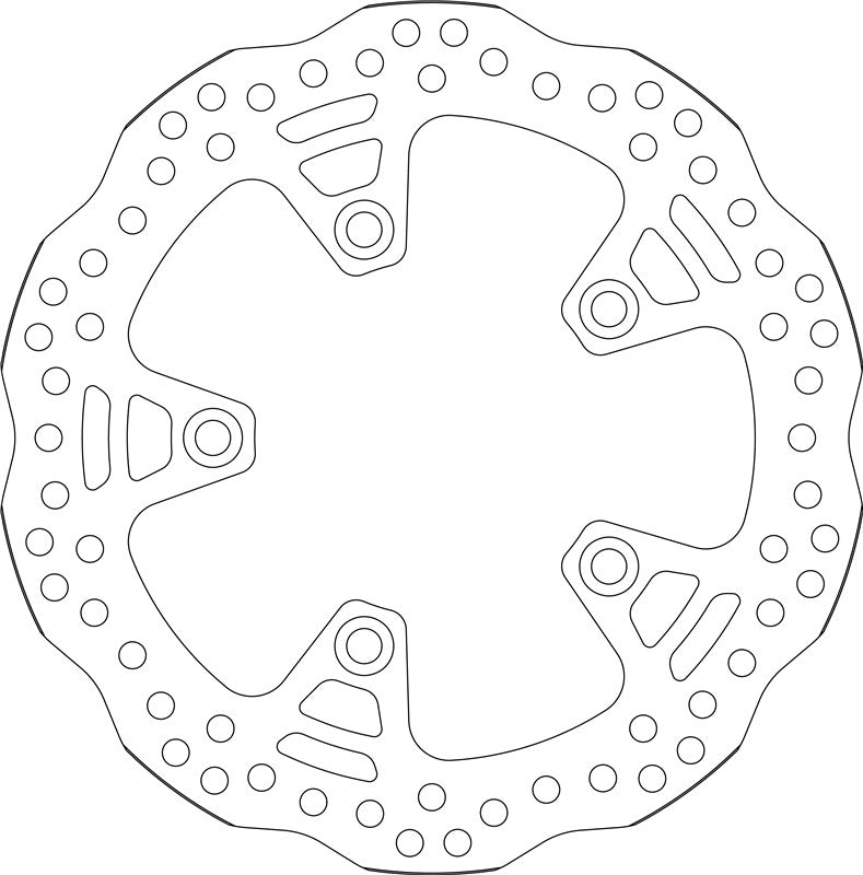 Brake Disc for Kymco 500 Xciting R ABS (2004-2014) - SBS 6180