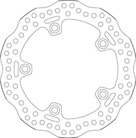 Brake Disc for Kymco 500 Xciting R ABS (2004-2018) - SBS 6220