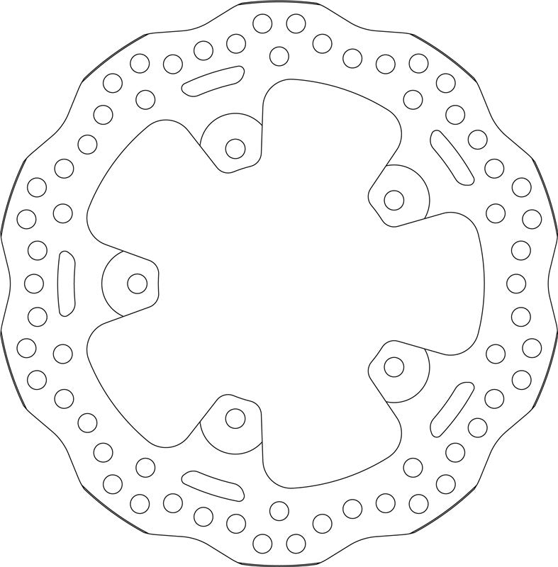 Brake Disc for Piaggio Vespa 300 Beverly i.e. (2005-2022) - SBS 6225