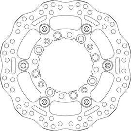 Brake Disc for Suzuki KX500 (1983-2014) - SBS 6292