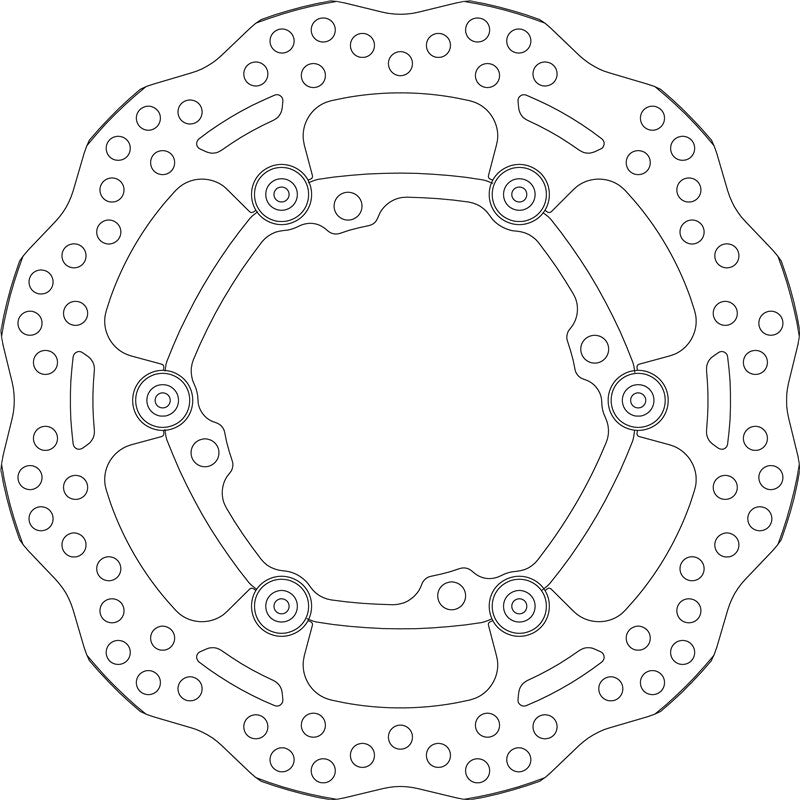 Brake Disc for Suzuki RM-Z450 (2005-2017) - SBS 7017