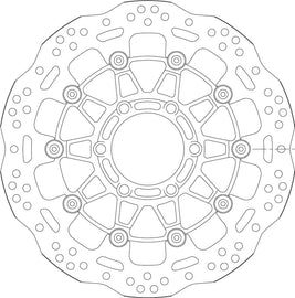 Brake Disc for Triumph 955 Sprint ST (1996-2004) - SBS 6277