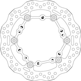 Brake Disc for Yamaha YP125 XMAX (2004-2021) - SBS 6212