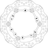 Brake Disc for Yamaha YP125 XMAX (2004-2021) - SBS 6212
