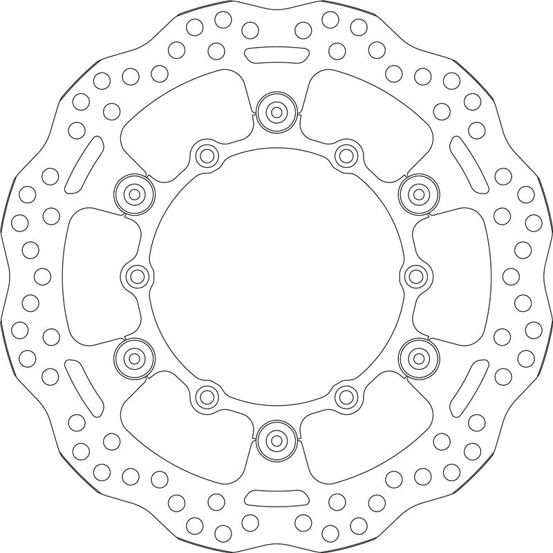 Brake Disc for Yamaha YZ450F (2016-2022) - SBS 6248
