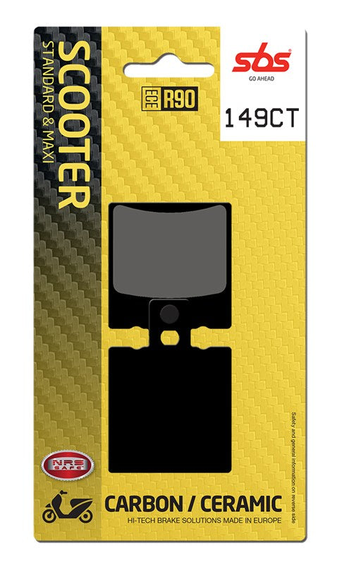Brake Pads for Aprilia 150 Leonardo (1997–1998) - SBS 149CT