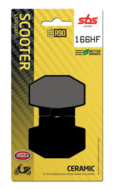 Brake Pads for Gilera Runner 125 VX 4T (Hengtong cal.) (2001-2012) - SBS 166HF