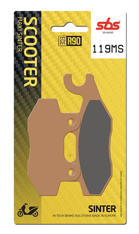 Brake Pads for Kymco 250 People (2001–2015) - SBS 119MS