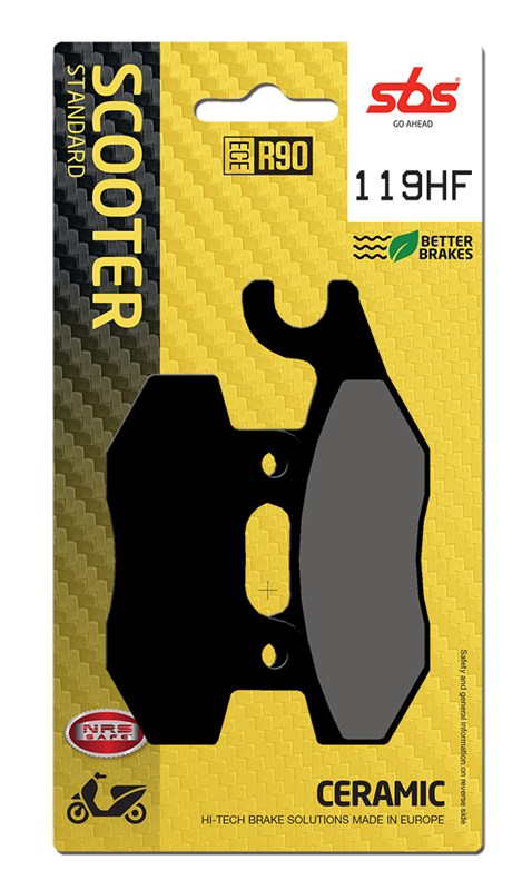 Brake Pads for Kymco NS-1 75 (1992–2013) - SBS 119HF