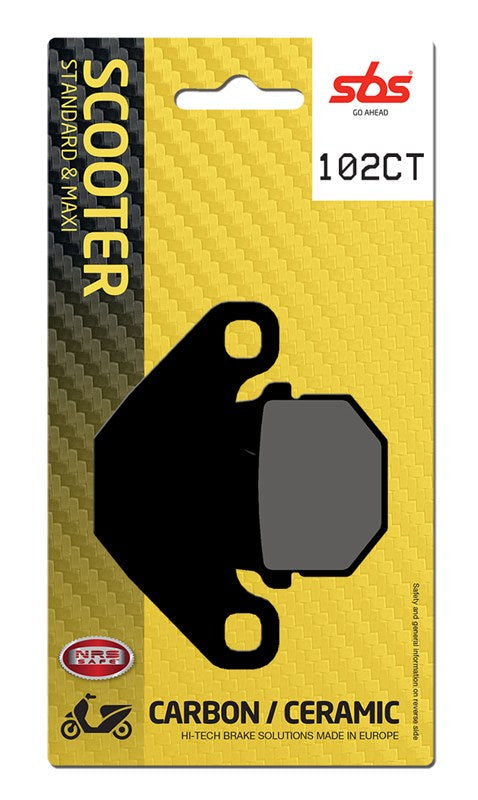Brake Pads for Malaguti Super Sonic 125 (2001–2020) - SBS 102CT