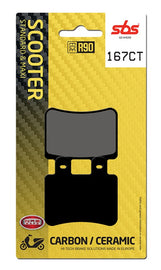 Brake Pads for Peugeot 125 Satelis (2000–2016) - SBS 167CT