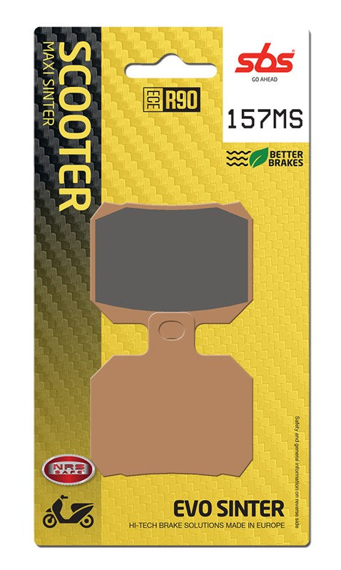 Brake Pads for Piaggio Vespa 500 Nexus (2000–2012) - SBS 157MS