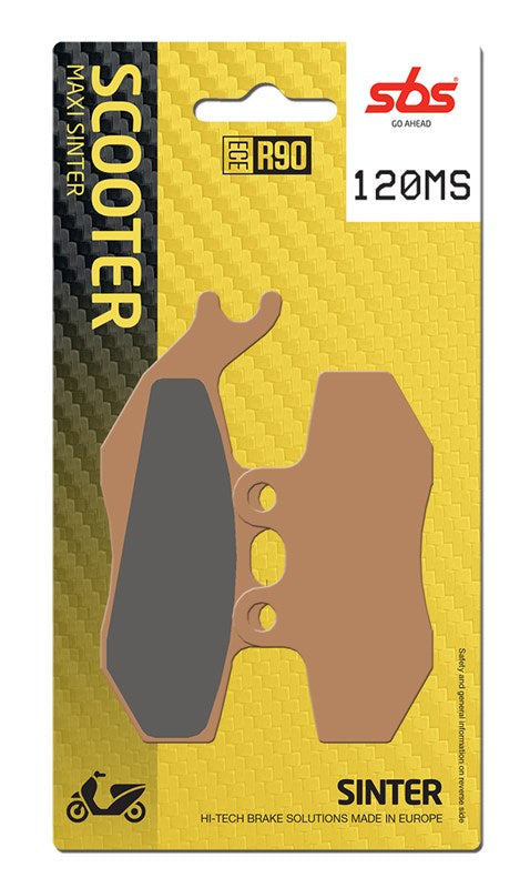 Brake Pads for Piaggio Vespa GT 250 Hexagon (1999–2003) - SBS 120MS
