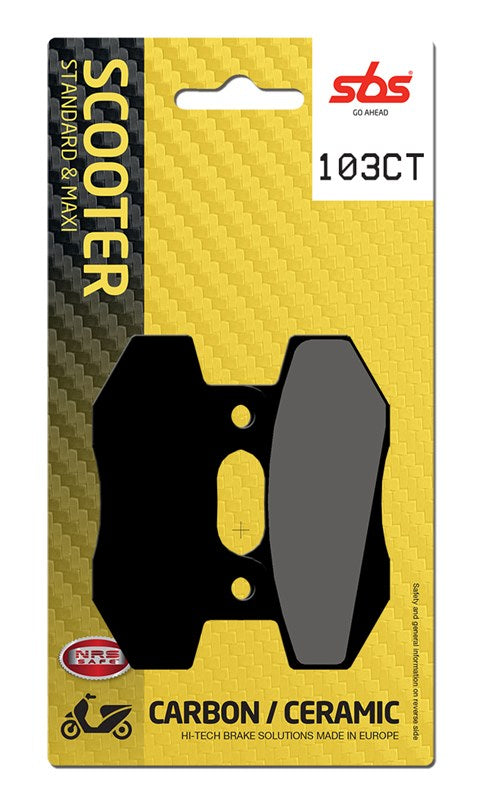 Brake Pads for SYM 125 Stella (1997–2015) - SBS 103CT