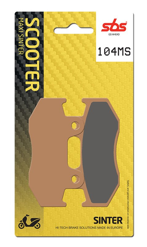 Brake Pads for Suzuki AN 250 Burgman (1988–2003) - SBS 104MS