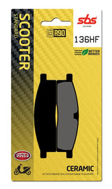 Brake Pads for Yamaha DT 50 LCD (1998–2001) - SBS 136HF